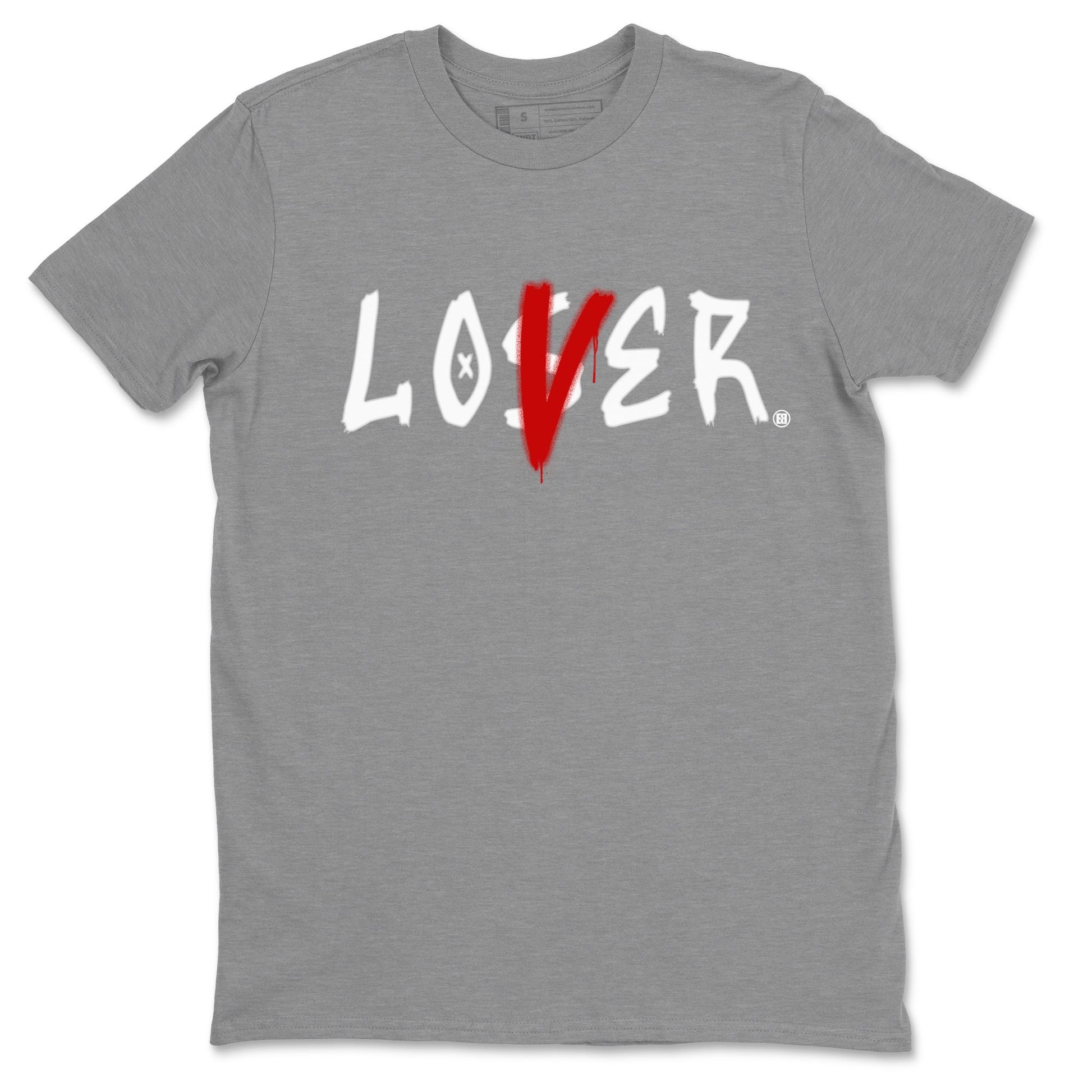 Air Jordan 13 Wolf Grey Sneaker Match Tees Loser Lover Sneaker Tees 13s Wolf Grey SNRT Sneaker Release Tees Unisex Shirts Heather Grey 2