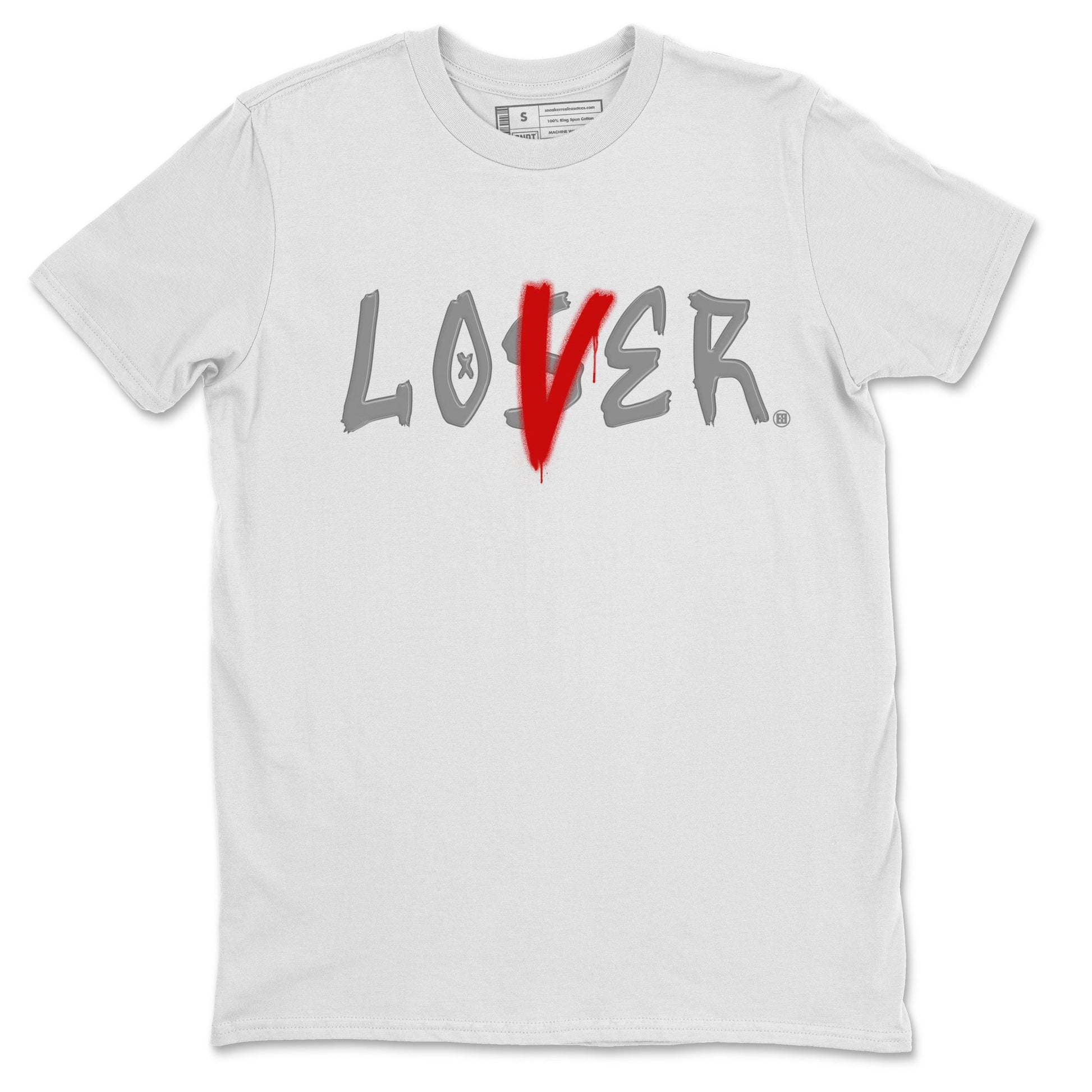 Air Jordan 13 Wolf Grey Sneaker Match Tees Loser Lover Sneaker Tees 13s Wolf Grey SNRT Sneaker Release Tees Unisex Shirts White 2