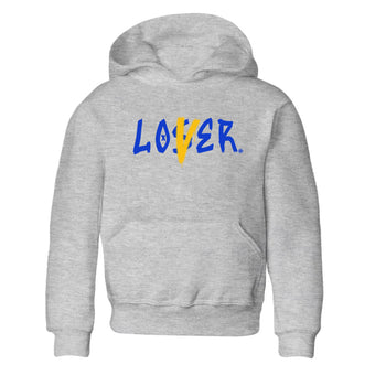 Air Jordan 14 Laney Sneaker Match Tees Loser Lover Sneaker Tees Jordan 14 Laney Sneaker Release Tees Kids Shirts Heather Grey 2