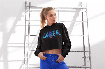 Jordan 2 OFF-WHITE Black Blue Sneaker Match Tees Loser Lover Sneaker Tees Jordan 2 OFF-WHITE Black Blue Sneaker Release Tees Women's Shirts
