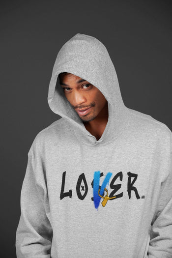 Jordan 2 OFF-WHITE Black Blue Sneaker Match Tees Loser Lover Sneaker Tees Jordan 2 OFF-WHITE Black Blue Sneaker Release Tees Unisex Shirts