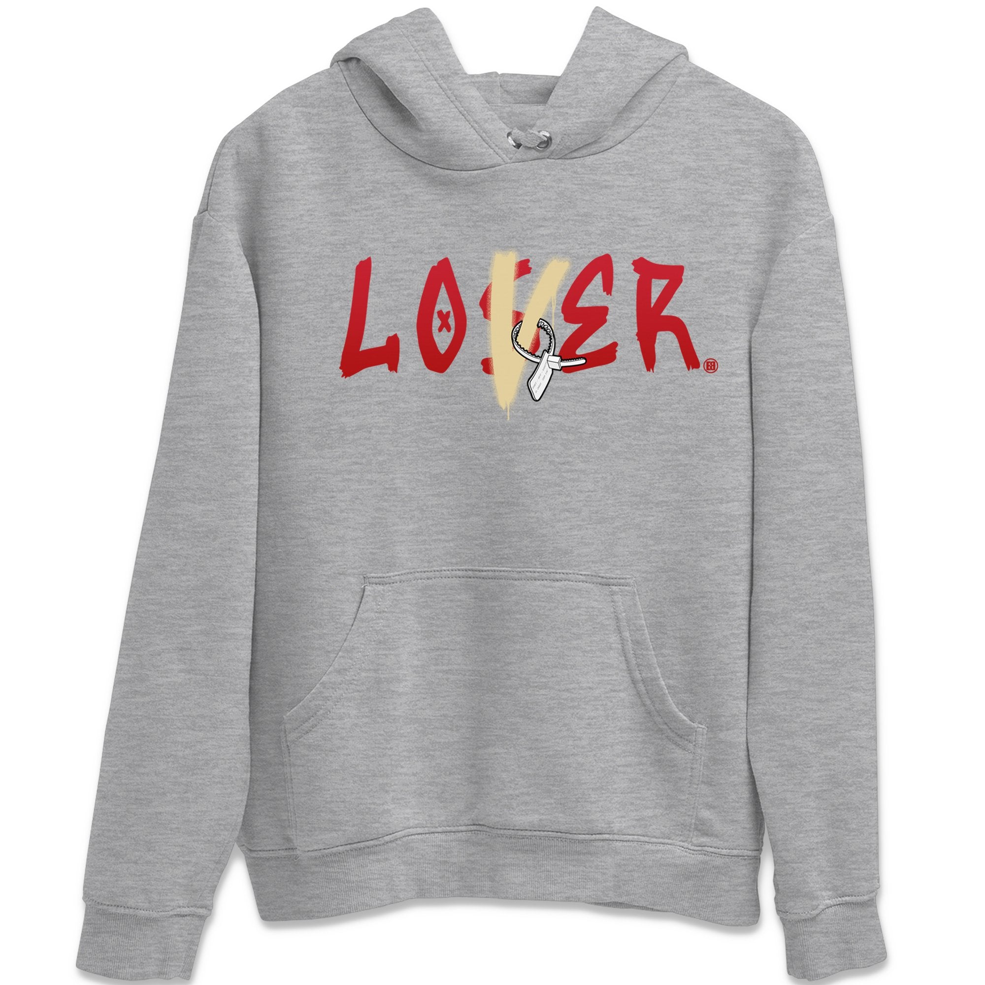 Jordan 2 OFF-WHITE Varsity Red Sneaker Match Tees Loser Lover Sneaker Tees Jordan 2 OFF-WHITE Varsity Red Sneaker Release Tees Unisex Shirts