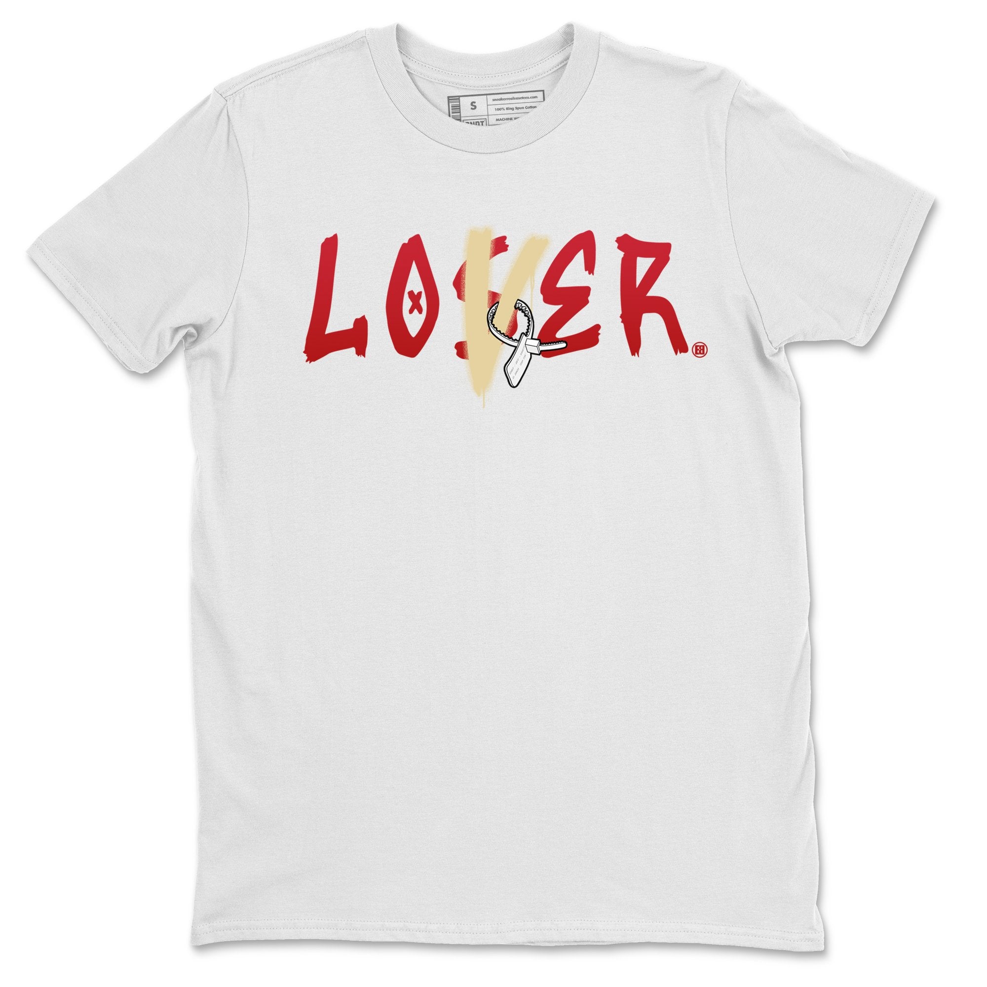 Jordan 2 OFF-WHITE Varsity Red Sneaker Match Tees Loser Lover Sneaker Tees Jordan 2 OFF-WHITE Varsity Red Sneaker Release Tees Unisex Shirts