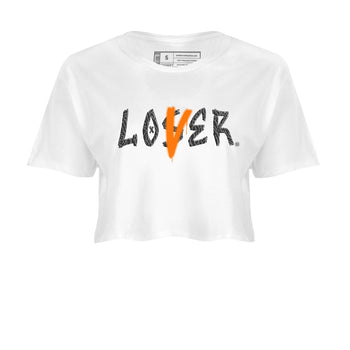 Air Jordan 3 Fear shirt to match jordans Loser Lover sneaker tees Air Jordan 3 Fear SNRT Sneaker Release Tees White 2 Crop T-Shirt