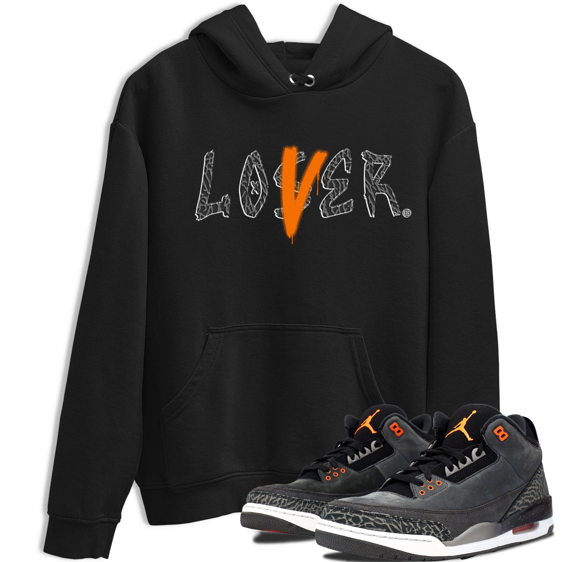 Air Jordan 3 Fear shirt to match jordans Loser Lover sneaker tees Air Jordan 3 Fear SNRT Sneaker Release Tees Unisex Black 1 T-Shirt