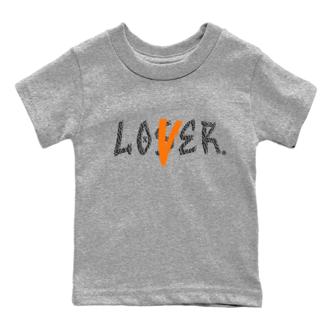 Air Jordan 3 Fear shirt to match jordans Loser Lover sneaker tees Air Jordan 3 Fear SNRT Sneaker Release Tees Baby Toddler Heather Grey 2 T-Shirt