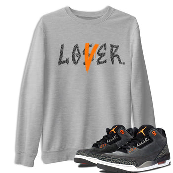 Air Jordan 3 Fear shirt to match jordans Loser Lover sneaker tees Air Jordan 3 Fear SNRT Sneaker Release Tees Unisex Heather Grey 1 T-Shirt