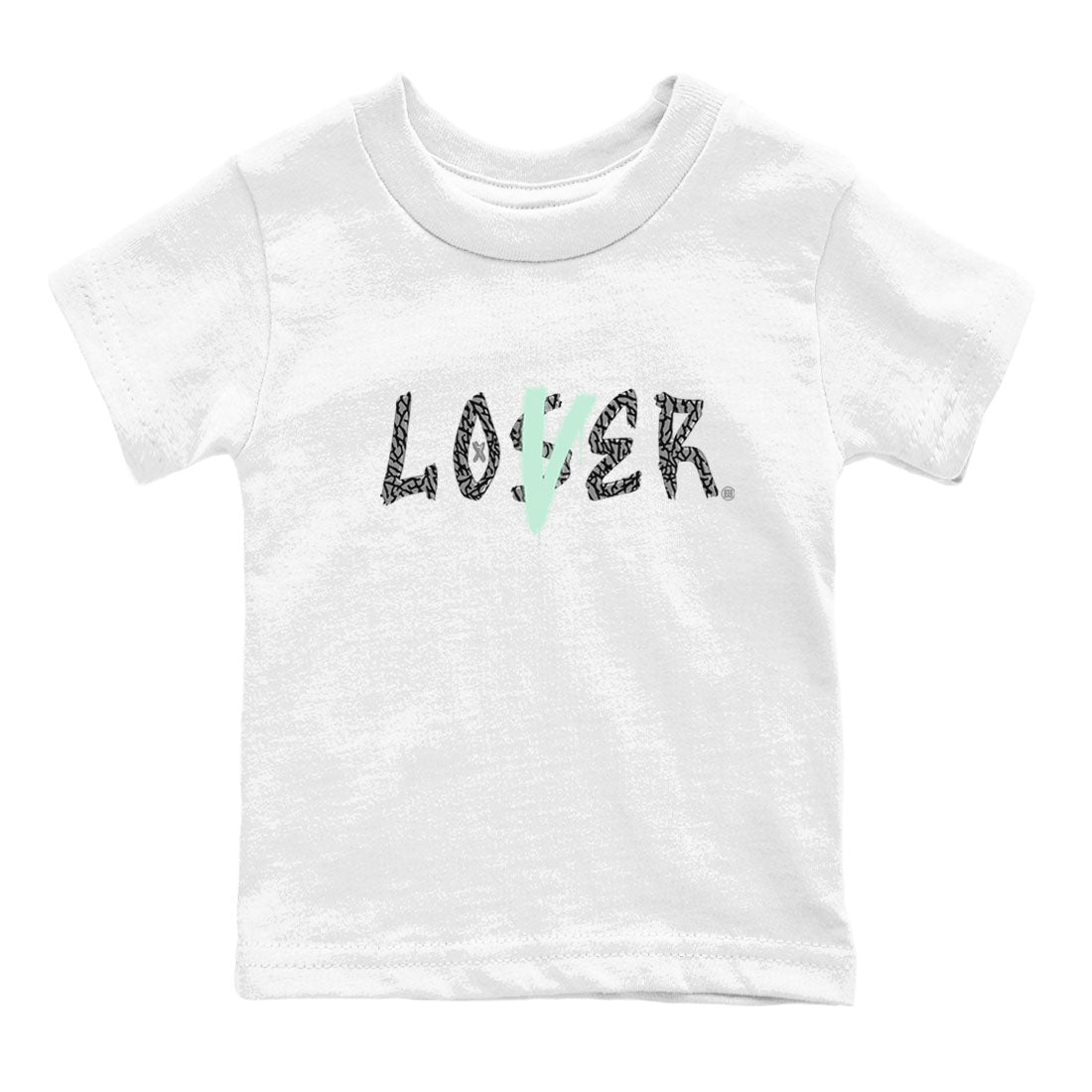3s Green Glow shirt to match jordans Loser Lover sneaker tees Air Jordan 3 Retro Green Glow SNRT sneaker release tees baby toddler White 2 cotton Shirt