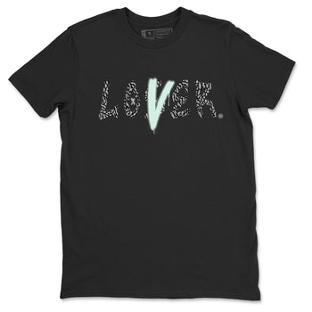 3s Green Glow shirt to match jordans Loser Lover sneaker tees Air Jordan 3 Retro Green Glow SNRT Sneaker Release Tees unisex cotton Black 2 crew neck shirt