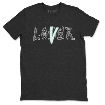 3s Green Glow shirt to match jordans Loser Lover sneaker tees Air Jordan 3 Retro Green Glow SNRT Sneaker Release Tees unisex cotton Charcoal Heather 2 crew neck shirt