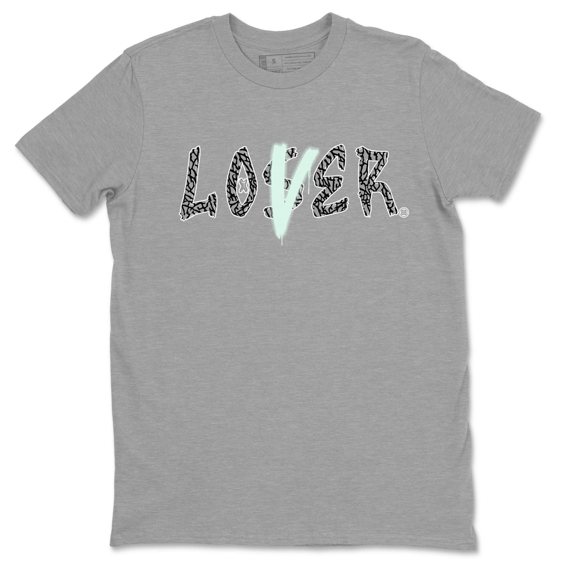 3s Green Glow shirt to match jordans Loser Lover sneaker tees Air Jordan 3 Retro Green Glow SNRT Sneaker Release Tees unisex cotton Heather Grey 2 crew neck shirt
