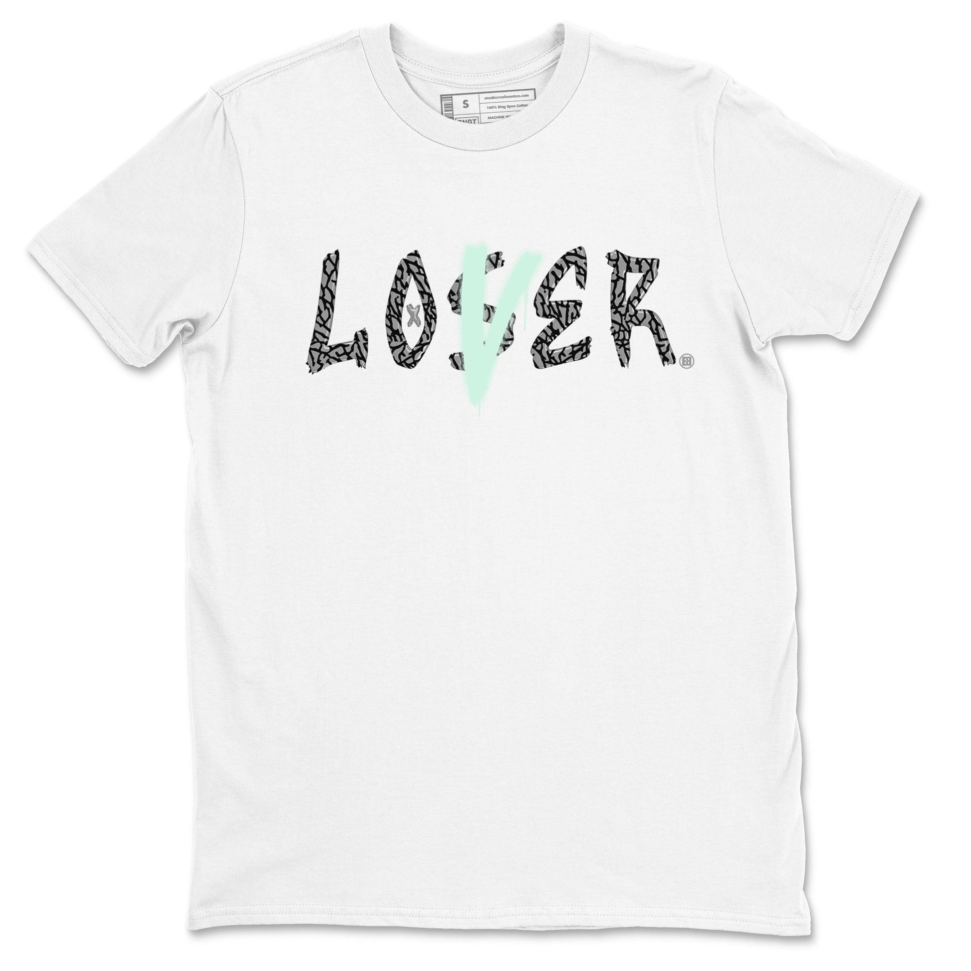 3s Green Glow shirt to match jordans Loser Lover sneaker tees Air Jordan 3 Retro Green Glow SNRT Sneaker Release Tees unisex cotton White 2 crew neck shirt