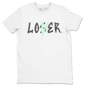 3s Green Glow shirt to match jordans Loser Lover sneaker tees Air Jordan 3 Retro Green Glow SNRT Sneaker Release Tees unisex cotton White 2 crew neck shirt