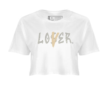 Air Jordan 3 Craft Ivory shirt to match jordans Loser Lover sneaker tees 3s Ivory SNRT Sneaker Release Tees White 2 crop length shirt
