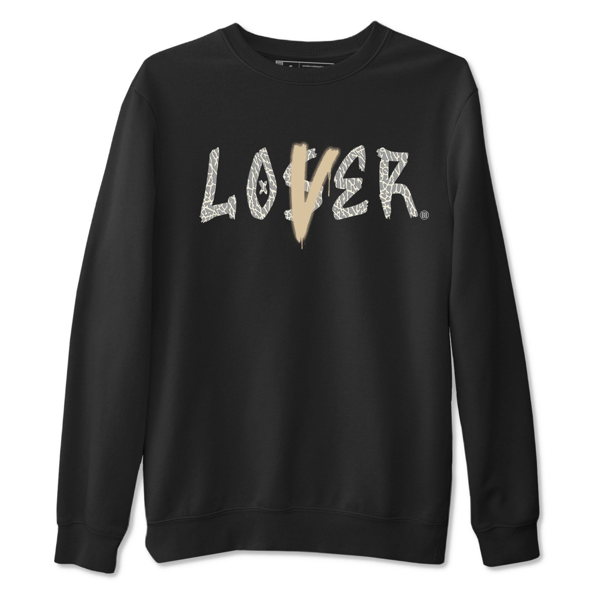 Air Jordan 3 Craft Ivory shirt to match jordans Loser Lover sneaker tees 3s Ivory SNRT Sneaker Release Tees unisex cotton Black 2 crew neck shirt