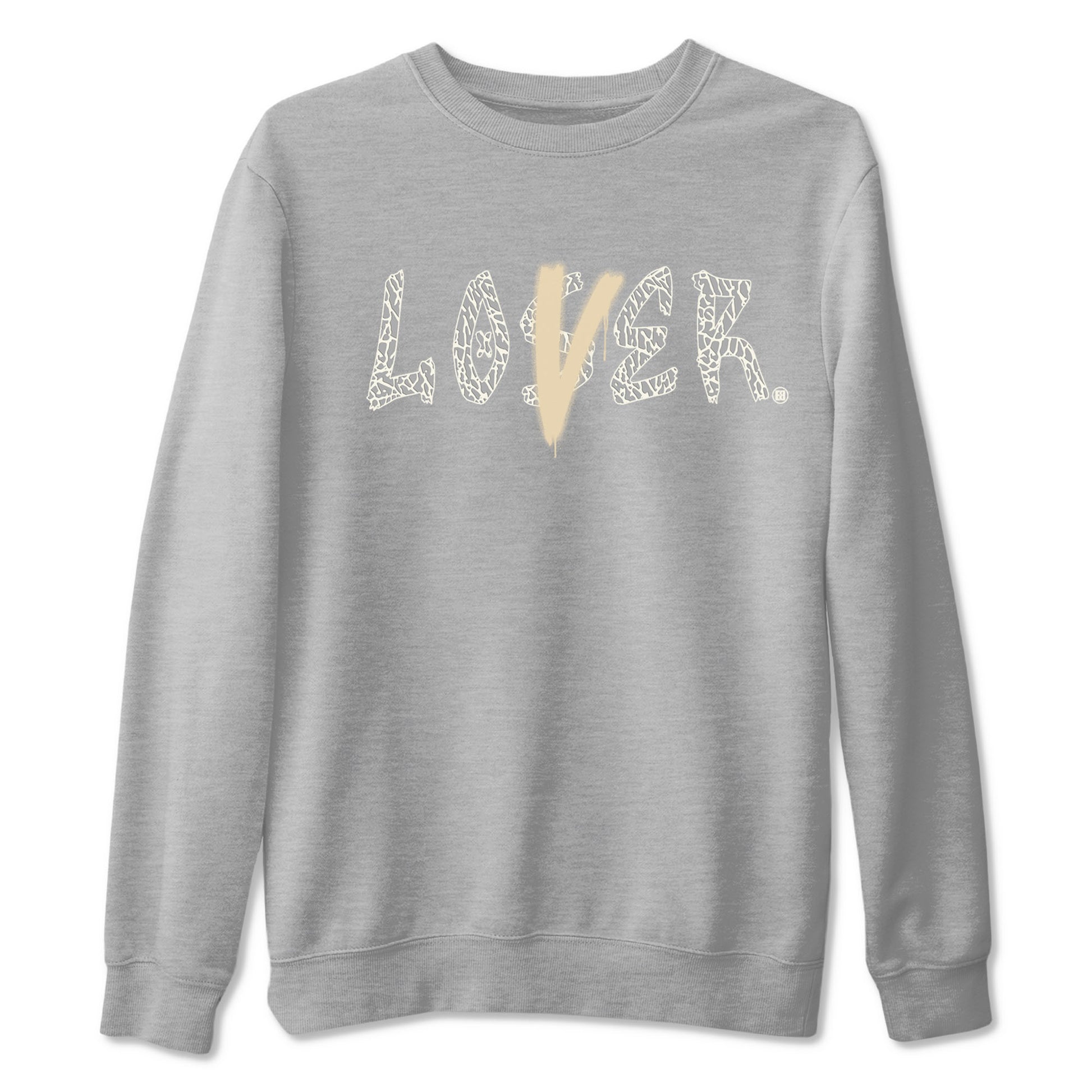 Air Jordan 3 Craft Ivory shirt to match jordans Loser Lover sneaker tees 3s Ivory SNRT Sneaker Release Tees unisex cotton Heather Grey 2 crew neck shirt