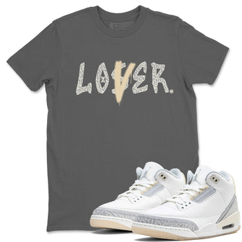 Air Jordan 3 Craft Ivory shirt to match jordans Loser Lover sneaker tees 3s Ivory SNRT Sneaker Release Tees unisex cotton Cool Grey 1 crew neck shirt