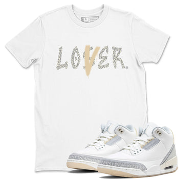Air Jordan 3 Craft Ivory shirt to match jordans Loser Lover sneaker tees 3s Ivory SNRT Sneaker Release Tees unisex cotton White 1 crew neck shirt