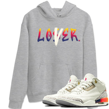 Air Jordan 3 X J Balvin shirt to match jordans Loser Lover sneaker tees Air Jordan 3 X J Balvin SNRT Sneaker Release Tees LGBT Pride T-Shirt Unisex Heather Grey 1 T-Shirt