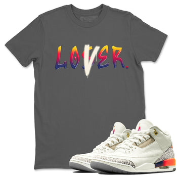 Air Jordan 3 X J Balvin shirt to match jordans Loser Lover sneaker tees Air Jordan 3 X J Balvin SNRT Sneaker Release Tees LGBT Pride T-Shirt Unisex Cool Grey 1 T-Shirt