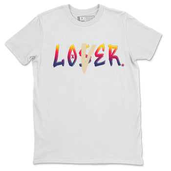 Air Jordan 3 X J Balvin shirt to match jordans Loser Lover sneaker tees Air Jordan 3 X J Balvin SNRT Sneaker Release Tees LGBT Pride T-Shirt Unisex White 2 T-Shirt