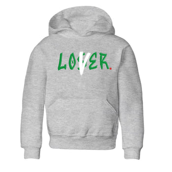 Air Jordan 3 Lucky Green Sneaker Match Tees Loser Lover Sneaker Tees Jordan 3 Retro Lucky Green Sneaker Release Tees Kids Shirts Heather Grey 2