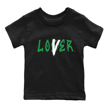 Air Jordan 3 Lucky Green Sneaker Match Tees Loser Lover Sneaker Tees Jordan 3 Retro Lucky Green Sneaker Release Tees Kids Shirts Black 2