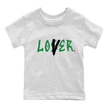 Air Jordan 3 Lucky Green Sneaker Match Tees Loser Lover Sneaker Tees Jordan 3 Retro Lucky Green Sneaker Release Tees Kids Shirts White 2