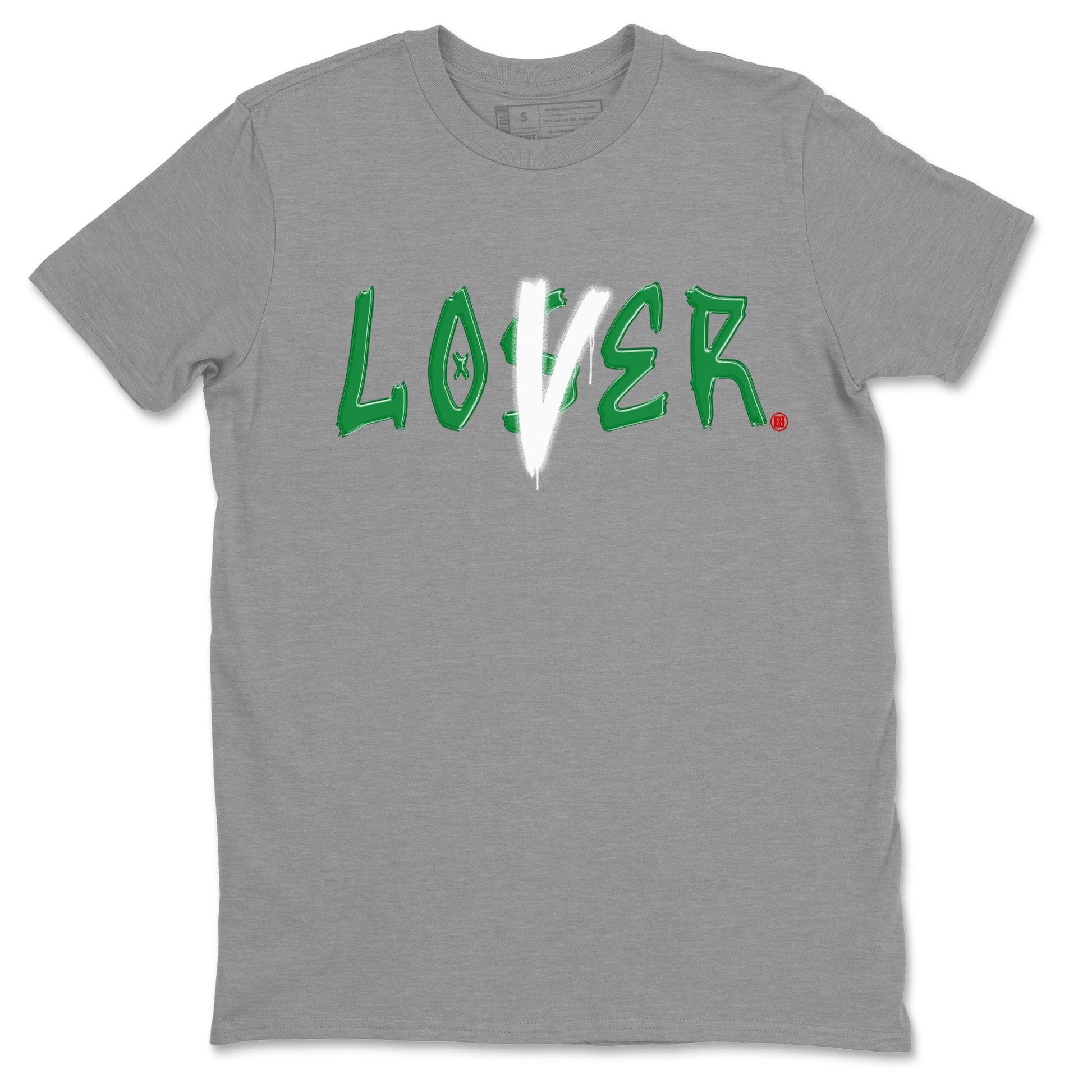 Air Jordan 3 Lucky Green Sneaker Match Tees Loser Lover Sneaker Tees Jordan 3 Retro Lucky Green Sneaker Release Tees Unisex Shirts Heather Grey 2