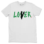 Air Jordan 3 Lucky Green Sneaker Match Tees Loser Lover Sneaker Tees Jordan 3 Retro Lucky Green Sneaker Release Tees Unisex Shirts White 2