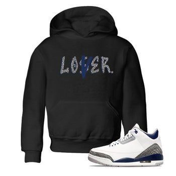 Air Jordan 3 Midnight Navy shirt to match jordans Loser Lover sneaker tees AJ3 Midnight Navy SNRT Sneaker T Shirt  baby toddler Black 1 cotton Shirt