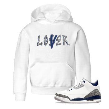 Air Jordan 3 Midnight Navy shirt to match jordans Loser Lover sneaker tees AJ3 Midnight Navy SNRT Sneaker T Shirt  baby toddler White 1 cotton Shirt