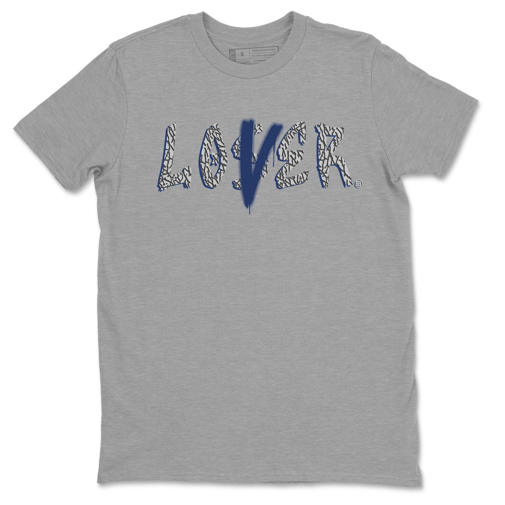 Air Jordan 3 Midnight Navy shirt to match jordans Loser Lover sneaker tees 3s Midnight Navy SNRT Sneaker T Shirt  unisex cotton Heather Grey 2 crew neck shirt