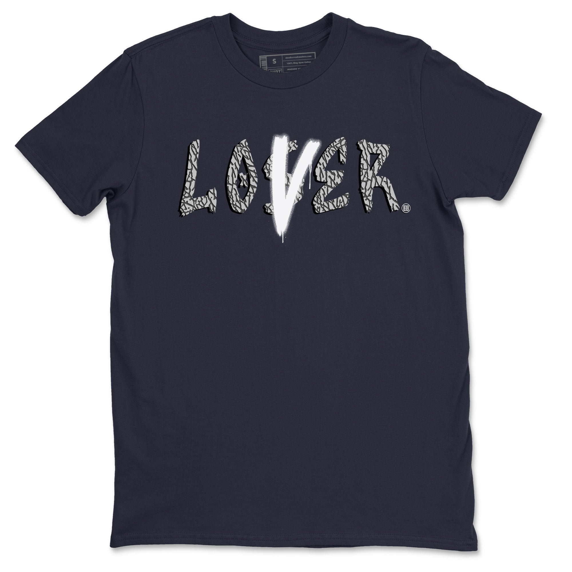 Air Jordan 3 Midnight Navy shirt to match jordans Loser Lover sneaker tees 3s Midnight Navy SNRT Sneaker T Shirt  unisex cotton Navy 2 crew neck shirt
