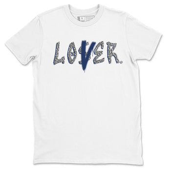 Air Jordan 3 Midnight Navy shirt to match jordans Loser Lover sneaker tees 3s Midnight Navy SNRT Sneaker T Shirt  unisex cotton White 2 crew neck shirt