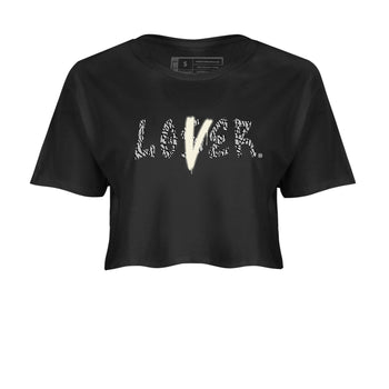 AJ3 Retro Off Noir shirt to match jordans Loser Lover sneaker tees Air Jordan 3 Off Noir SNRT Sneaker Tees Casual Crew Neck T-Shirt Black 2 Crop T-Shirt