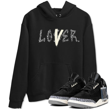 AJ3 Retro Off Noir shirt to match jordans Loser Lover sneaker tees Air Jordan 3 Off Noir SNRT Sneaker Tees Casual Crew Neck T-Shirt Unisex Black 1 T-Shirt