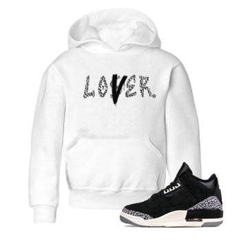 AJ3 Retro Off Noir shirt to match jordans Loser Lover sneaker tees Air Jordan 3 Off Noir SNRT Sneaker Tees Casual Crew Neck T-Shirt Baby Toddler White 1 T-Shirt