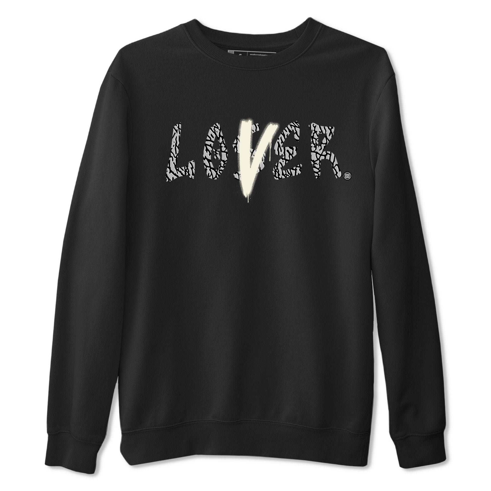 AJ3 Retro Off Noir shirt to match jordans Loser Lover sneaker tees Air Jordan 3 Off Noir SNRT Sneaker Tees Casual Crew Neck T-Shirt Unisex Black 2 T-Shirt