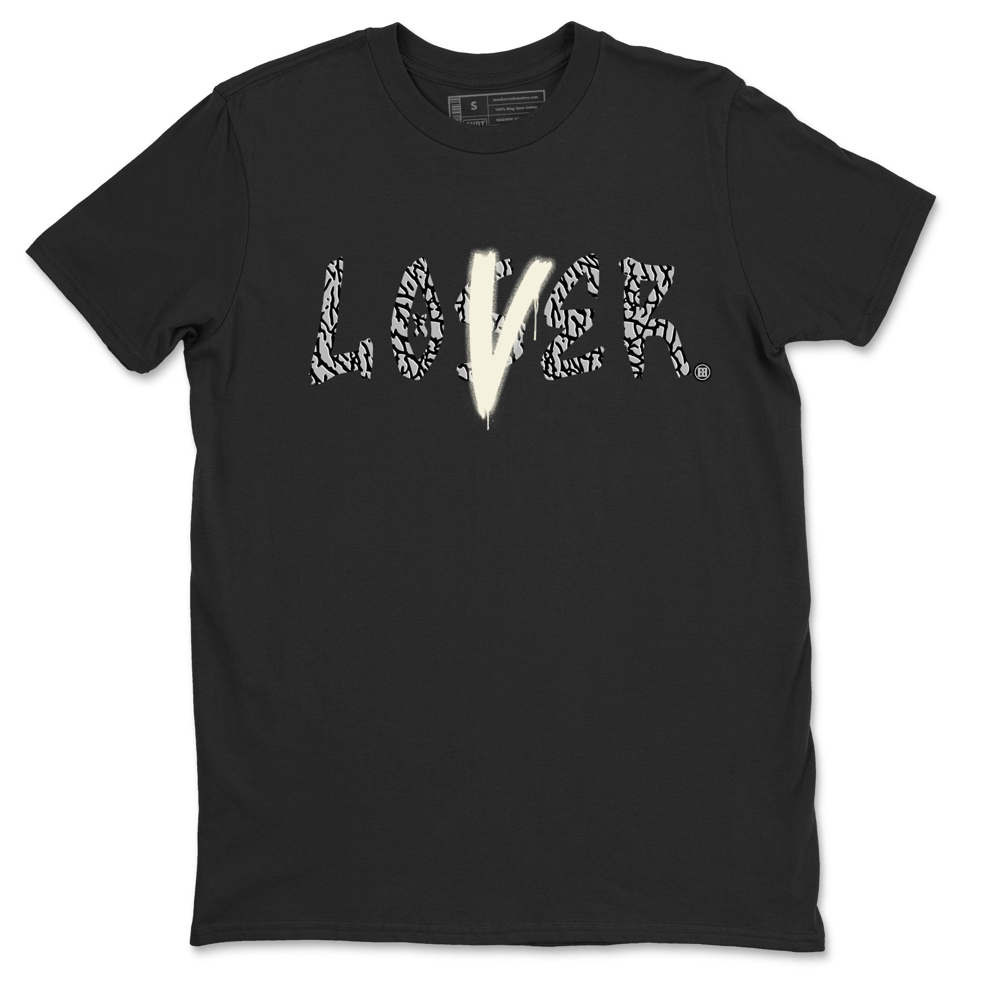 AJ3 Retro Off Noir shirt to match jordans Loser Lover sneaker tees Air Jordan 3 Off Noir SNRT Sneaker Tees Casual Crew Neck T-Shirt Unisex Black 2 T-Shirt