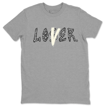 AJ3 Retro Off Noir shirt to match jordans Loser Lover sneaker tees Air Jordan 3 Off Noir SNRT Sneaker Tees Casual Crew Neck T-Shirt Unisex Heather Grey 2 T-Shirt