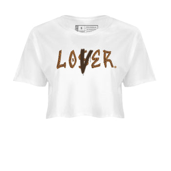 Air Jordan 3 Palomino shirt to match jordans Loser Lover sneaker tees Jordan 3 Retro Palomino SNRT Sneaker Release Tees White 2 Crop T-Shirt