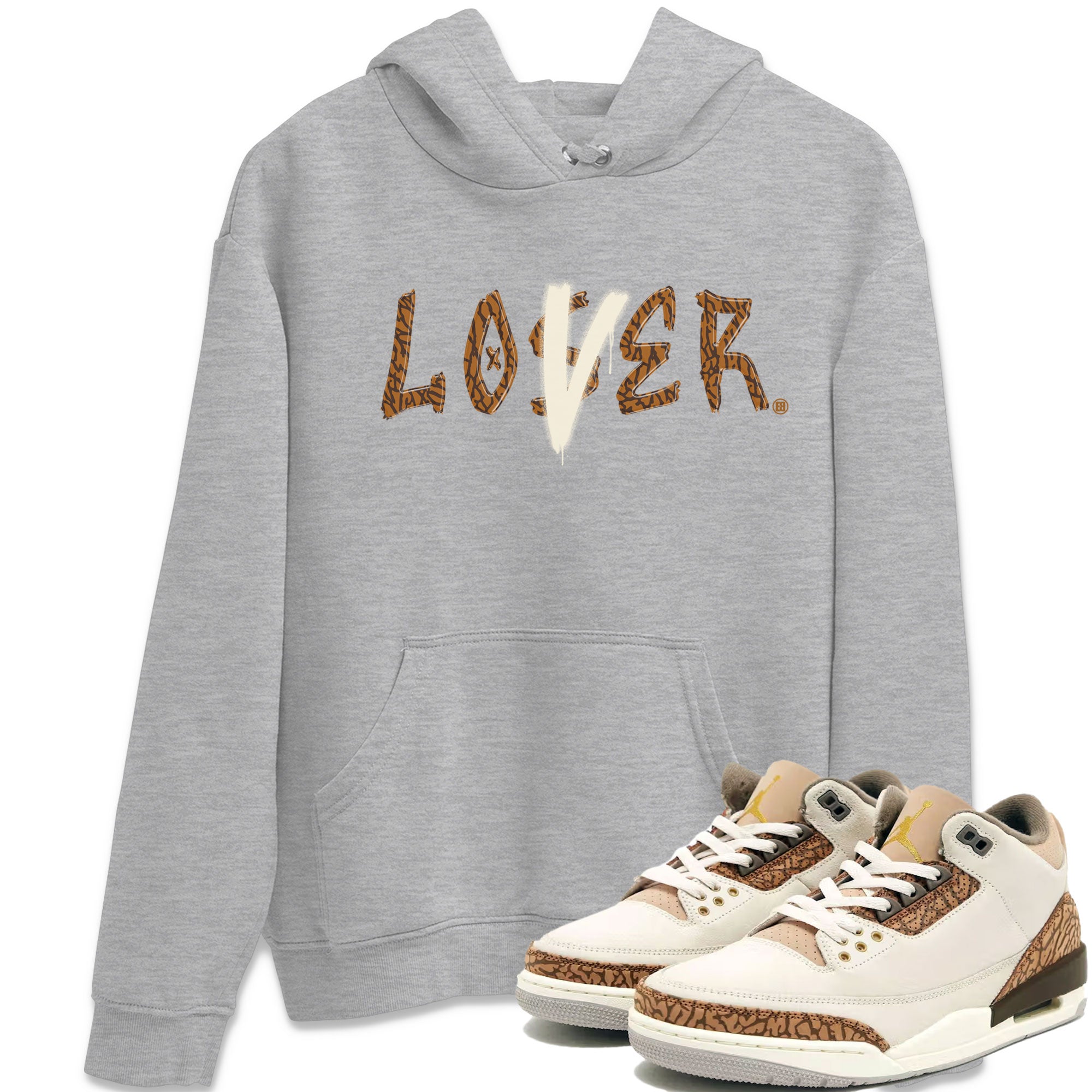 Air Jordan 3 Palomino shirt to match jordans Loser Lover sneaker tees Jordan 3 Retro Palomino SNRT Sneaker Release Tees Unisex Heather Grey 1 T-Shirt