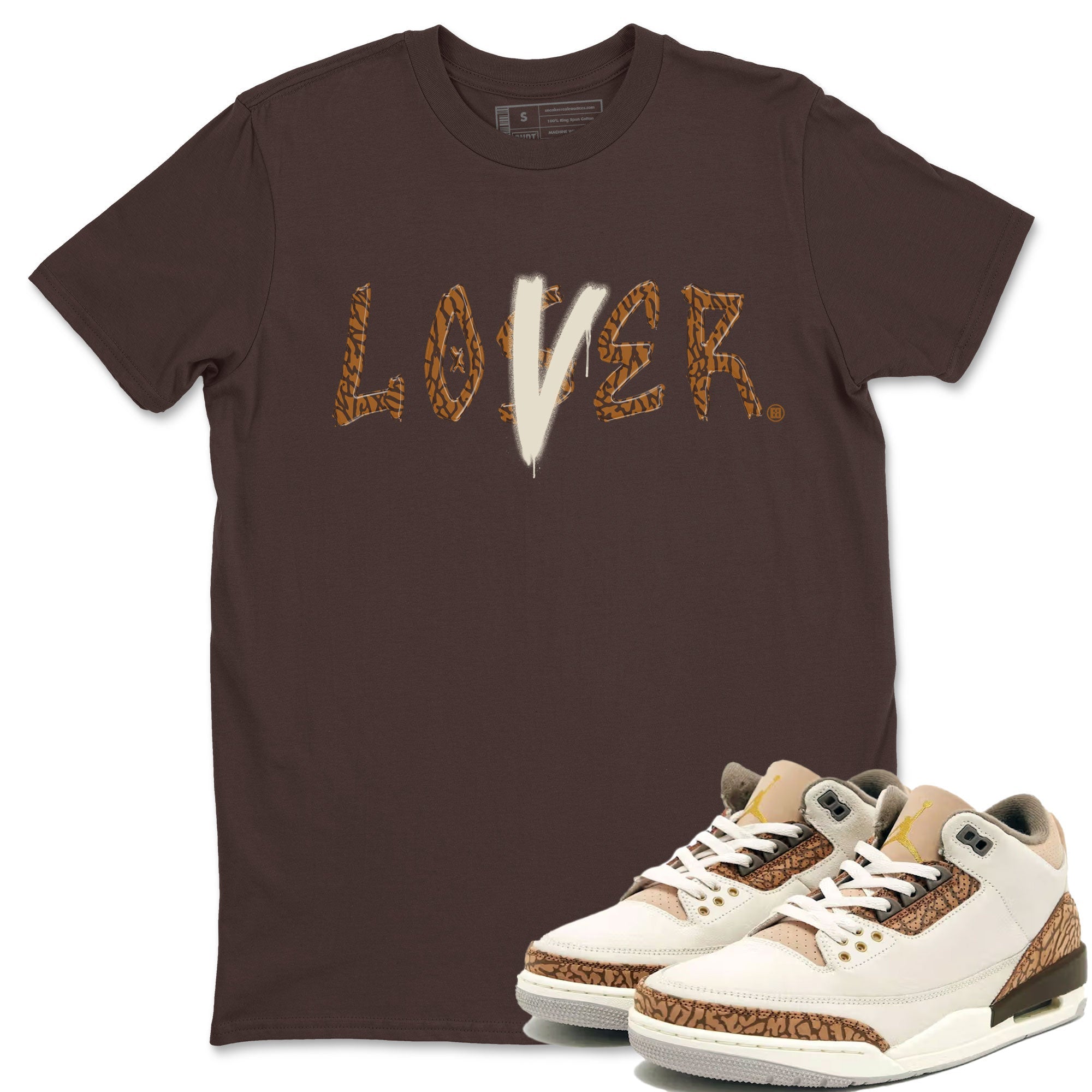Air Jordan 3 Palomino shirt to match jordans Loser Lover sneaker tees Jordan 3 Retro Palomino SNRT Sneaker Release Tees Unisex Dark Chocolate 1 T-Shirt