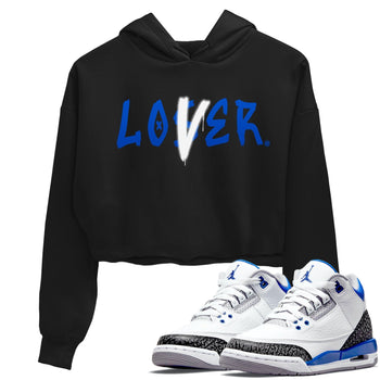 Jordan 3 Racer Blue Sneaker Match Tees Loser Lover Sneaker Tees Jordan 3 Racer Blue Sneaker Release Tees Women's Shirts