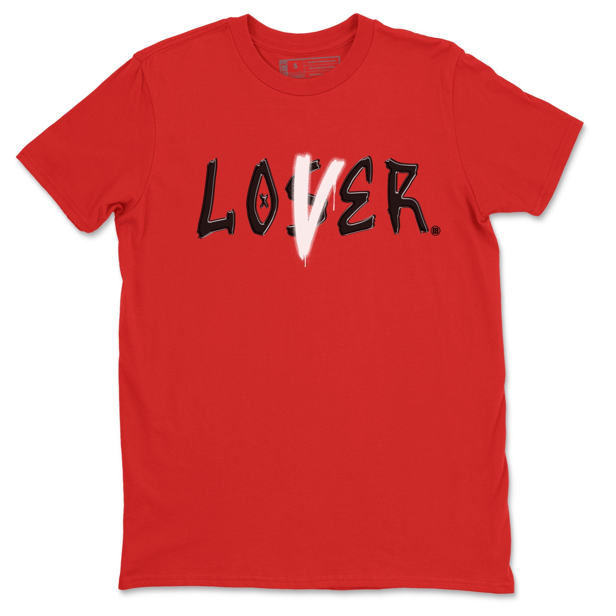 Air Jordan 4 Bred Reimagined shirt to match jordans Loser Lover sneaker tees 4s Bred Reimagined SNRT Sneaker Release Tees unisex cotton Red 2 crew neck shirt