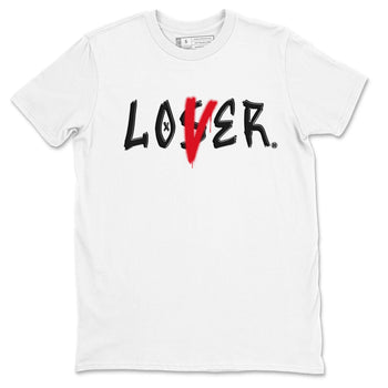 Air Jordan 4 Bred Reimagined shirt to match jordans Loser Lover sneaker tees 4s Bred Reimagined SNRT Sneaker Release Tees unisex cotton White 2 crew neck shirt