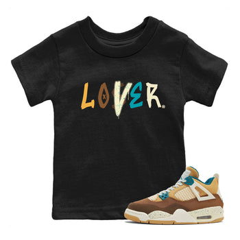 4s Cacao Wow shirt to match jordans Loser Lover sneaker tees Air Jordan 4 Cacao Wow SNRT Sneaker Release Tees Baby Toddler Black 1 T-Shirt