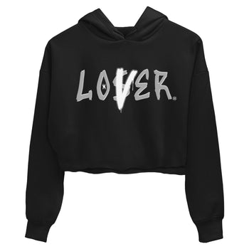 Air Jordan 4 Retro Frozen Moments shirt to match jordans Loser Lover sneaker tees AJ4 Frozen Moments SNRT Sneaker Release Tees Black 2 Crop T-Shirt