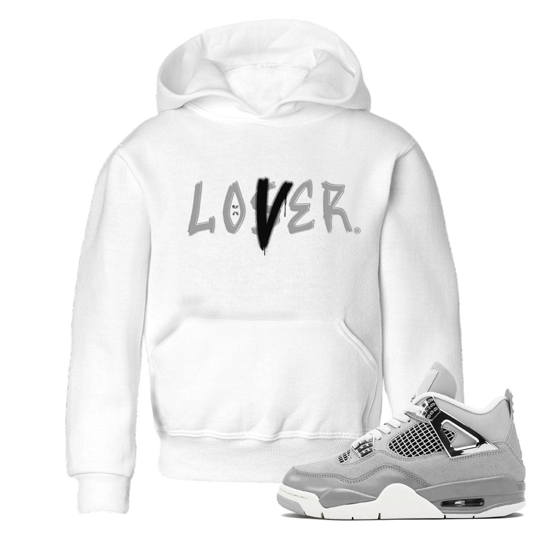Air Jordan 4 Retro Frozen Moments shirt to match jordans Loser Lover sneaker tees AJ4 Frozen Moments SNRT Sneaker Release Tees Baby Toddler White 1 T-Shirt
